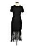 Venus 100% Polyester Black Cocktail Dress Size 6 - photo 1