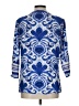 Soft Surroundings 100% Rayon Print Blue 3/4 Sleeve Blouse Size L - photo 2