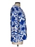 Soft Surroundings 100% Rayon Print Blue 3/4 Sleeve Blouse Size L - photo 4