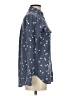 Equipment Stars Blue Long Sleeve Button-Down Shirt Size XS - photo 4