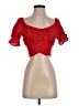 Beginning Boutique Red Short Sleeve Top Size S - photo 1