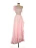 Mac Duggal 100% Polyester Pink Cocktail Dress Size 12 - photo 1