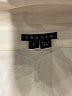 Theory 100% Silk Ivory Long Sleeve Silk Top Size S - photo 7