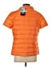 ANORAK 100% Polyester Orange Snow Jacket Size S - photo 2