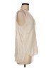 Rebecca Taylor 100% Polyester Ivory Sleeveless Blouse Size 6 - photo 4