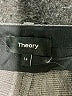Theory Houndstooth Gray Wool Pants Size 14 - photo 4