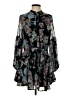 VICI 100% Polyester Paisley Black Casual Dress Size S - photo 1