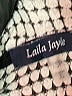 Laila Jayde Houndstooth Gray 3/4 Sleeve Blouse Size XS (petite) - photo 7