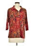 Unbranded Paisley Red 3/4 Sleeve Blouse Size M (estimated) - photo 1