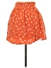 Cooperative 100% Rayon Polka Dots Orange Casual Skirt Size XS - photo 2