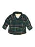 Old Navy 100% Cotton Plaid Green Jacket Size 6-12 mo - photo 1