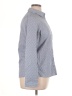 Lands' End 100% Baumwolle Polka Dots Gray Long Sleeve Button-Down Shirt Size 14 - photo 4