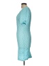 Samsoe Samsoe 100% Cotton Teal Cocktail Dress Size L - photo 5