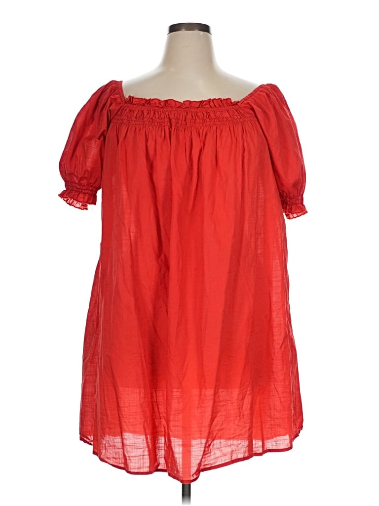 Pre-owned Modcloth Casual Dress In Red