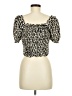 Monteau Gold Short Sleeve Top Size M - photo 2