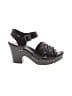 Korks Black Heels Size 7 - photo 1