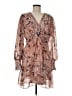 o.p.t 100% Polyester Paisley Brown Cocktail Dress Size M - photo 1