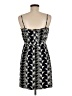 Madewell 100% Polyester Chevron-herringbone Gray Casual Dress Size 8 - photo 2