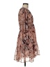 o.p.t 100% Polyester Paisley Brown Cocktail Dress Size M - photo 4