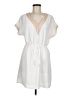Unbranded 100% Polyester White Casual Dress Size M - photo 1