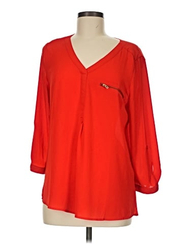 Roz & Ali 3/4 Sleeve Blouse (view 1)
