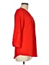 Roz & Ali 100% Polyester Red 3/4 Sleeve Blouse Size M - photo 4