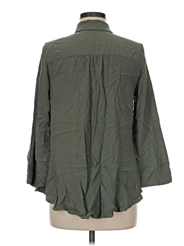 Soft Surroundings 3/4 Sleeve Button-Down Shirt (view 2)