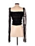 Choosy Black Long Sleeve Top Size XS - photo 2