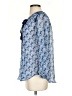 Calypso St. Barth Blue 3/4 Sleeve Blouse Size XS - photo 5