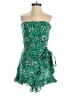 Olivaceous 100% Cotton Paisley Green Romper Size S - photo 1