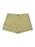 Zara Solid Green Khaki Shorts Size 8 - photo 1