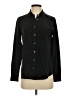 Equipment 100% Silk Black Long Sleeve Silk Top Size XS - photo 1