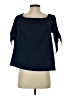 Sugar Lips Blue Short Sleeve Blouse Size XS - photo 2