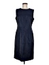 Worth Solid Blue Cocktail Dress Size 8 - photo 1