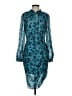 Veronica Beard 100% Silk Teal Cocktail Dress Size 4 - photo 1