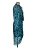 Veronica Beard 100% Silk Teal Cocktail Dress Size 4 - photo 4
