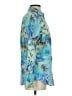 J. McLaughlin Print Blue Long Sleeve Blouse Size XS - photo 4