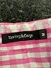 Spring & GeGe 100% Cotton Checkered-gingham Pink Long Sleeve Button-Down Shirt Size M (kids) - photo 3