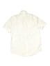 Ocean + Coast 100% Polyester Solid Ivory Short Sleeve Button-Down Shirt Size M (kids) - photo 2