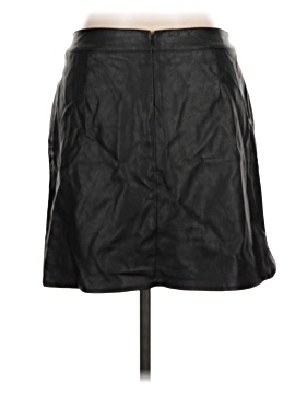 Belle+Sky Faux Leather Skirt (view 2)