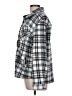 Sage Collective 100% Polyester Plaid Gray Jacket Size L - photo 5