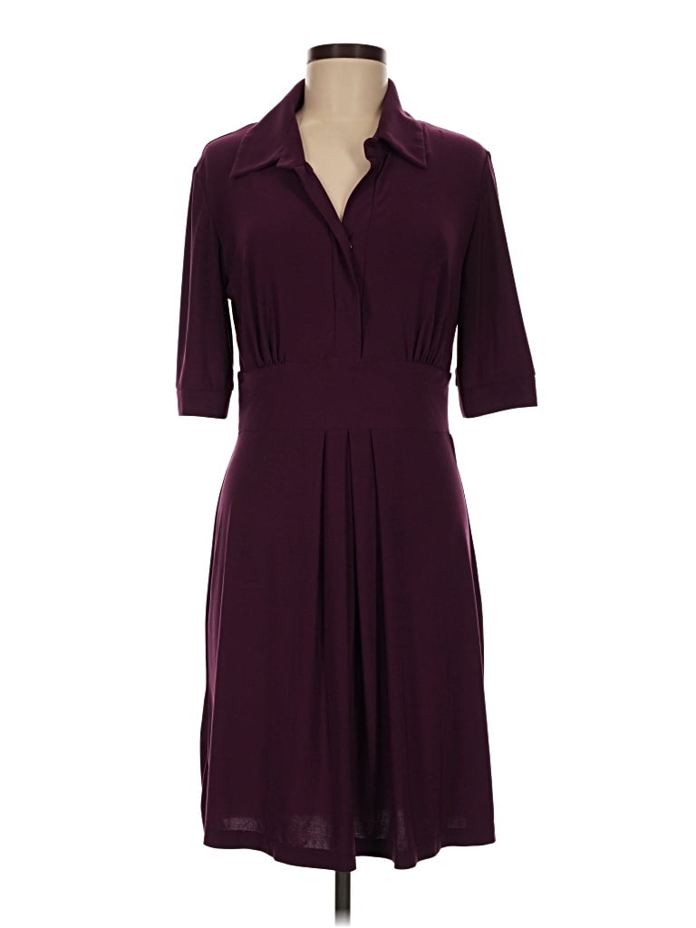 Pre-owned Tiana B Casual Dress In Burgundy