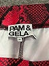 Pam & Gela Animal Print Red Track Pants Size M - photo 7