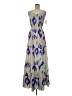 Aqua 100% Polyester Tie-dye Blue Cocktail Dress Size M - photo 1
