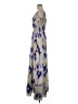 Aqua 100% Polyester Tie-dye Blue Cocktail Dress Size M - photo 5