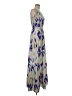 Aqua 100% Polyester Tie-dye Blue Cocktail Dress Size M - photo 4