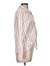 Sanctuary Stripes Ivory Long Sleeve Blouse Size M - photo 4