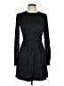 Shore Solid Black Casual Dress Size M - photo 1
