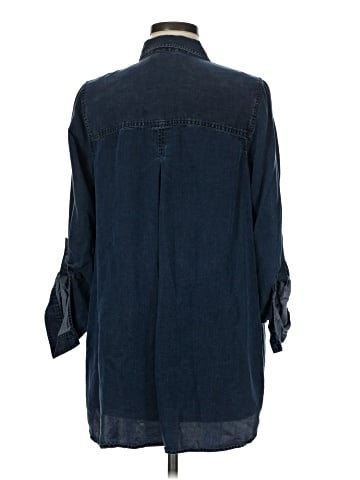 Soft Surroundings 3/4 Sleeve Button-Down Shirt (view 2)