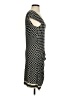 Max Studio Polka Dots Black Casual Dress Size S - photo 4